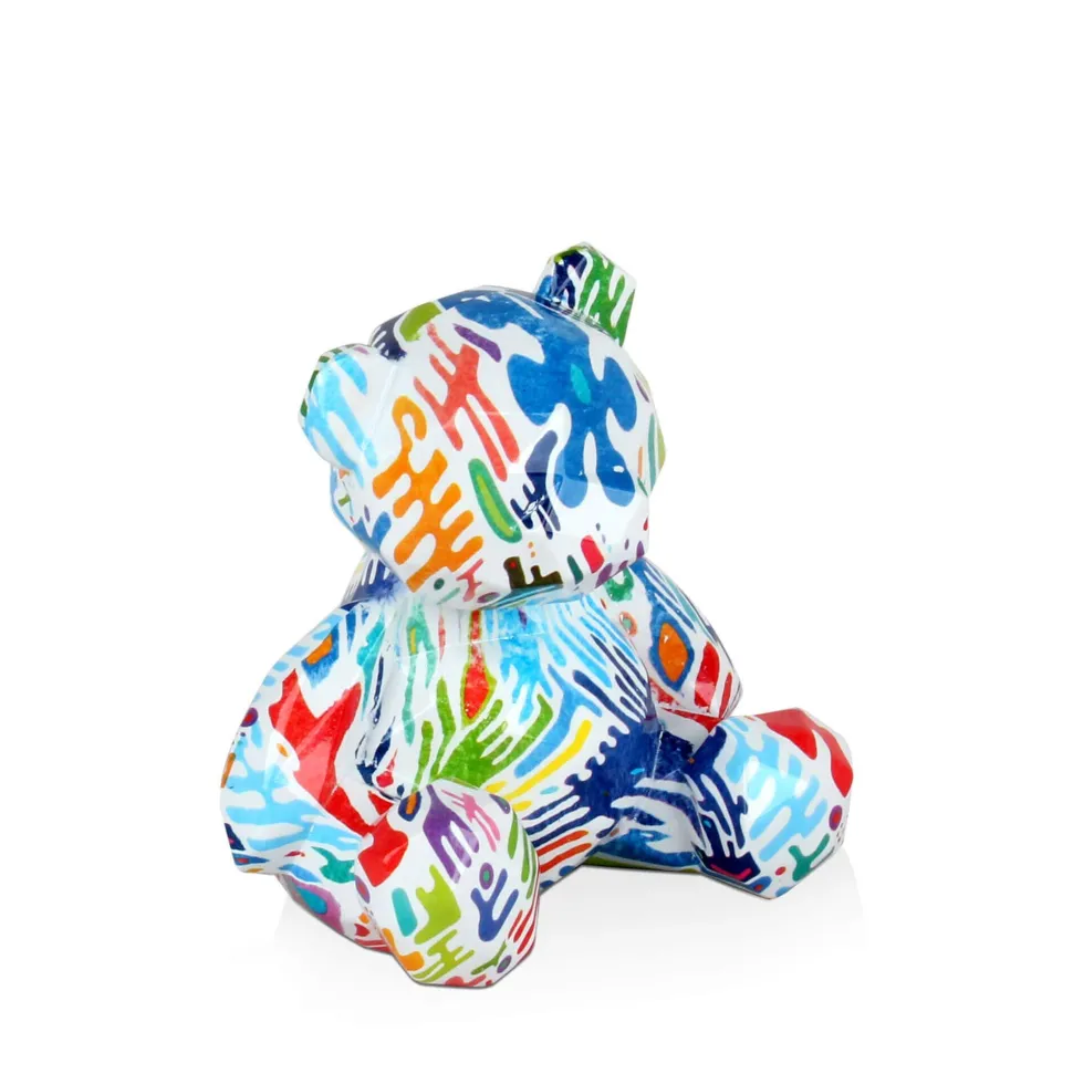 Polygon Bear 20cm Inca Art Resin Indoor Sculpture