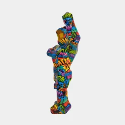 Polygon Gorilla 50cm Pop Art Resin Indoor Sculpture