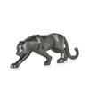 Polygon Panther 14cm Anthracite Resin Indoor Sculpture