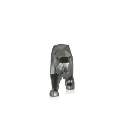Polygon Panther 14cm Anthracite Resin Indoor Sculpture