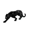 Polygon Panther 14cm Black Resin Indoor Sculpture