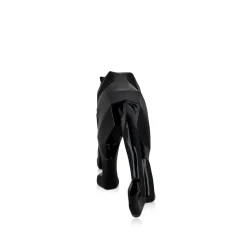 Polygon Panther 14cm Black Resin Indoor Sculpture