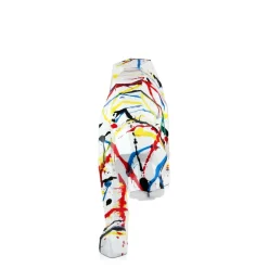 Polygon Panther 31cm Multicoloured Resin Indoor Sculpture