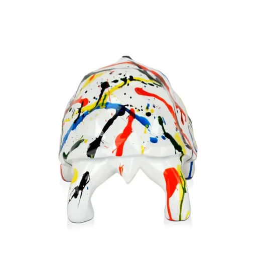 Polygon Turtle 21cm Multicolour Resin Indoor Sculpture