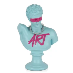 Pop Art Titan 35cm Blu Blue Resin Indoor Sculpture