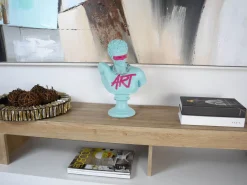 Pop Art Titan 35cm Blu Blue Resin Indoor Sculpture