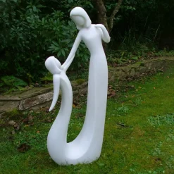 Pure Love 80cm Modern Marble Resin Garden Statue