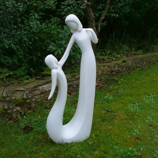 Pure Love 80cm Modern Marble Resin Garden Statue
