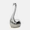 Pure Swan 108cm Silver Metal Indoor Sculpture