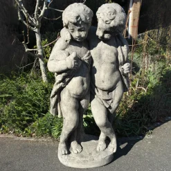Putti Cherubs 108cm Stone Garden Statue