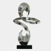 Quantum Drift 87cm Silver Metal Indoor Sculpture v2