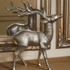 Regal Deer 70cm Metal Indoor Statue