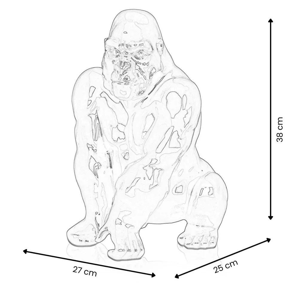 Regal Orangutan 38cm Multicolour Resin Indoor Sculpture