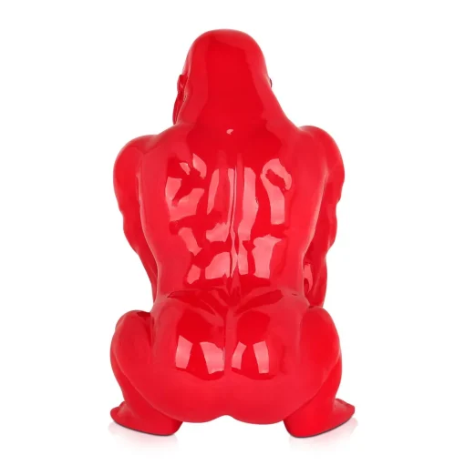 Regal Orangutan 38cm Red Resin Indoor Sculpture