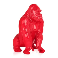 Regal Orangutan 38cm Red Resin Indoor Sculpture