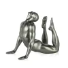 Rising Core 24cm Anthracite Resin Indoor Sculpture