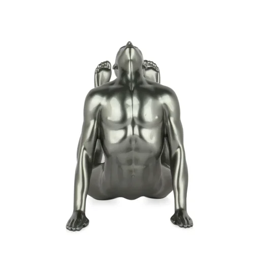 Rising Core 24cm Anthracite Resin Indoor Sculpture