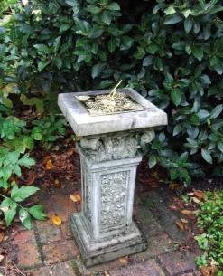 Rocco Brass Stone Garden Sundial