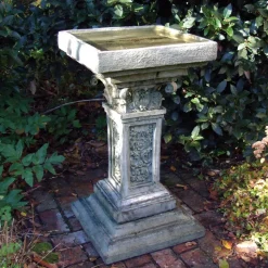 Rocco Classic Stone Garden Bird Bath