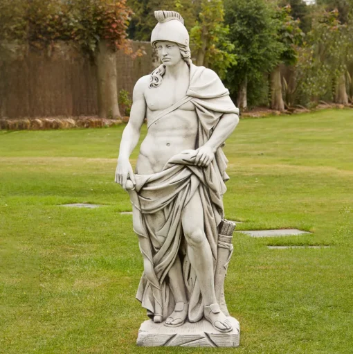 Roman Empire Gladiator Stone Garden Statue