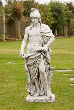Roman Empire Gladiator Stone Garden Statue