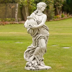 Roman Goddess Gladiator Stone Garden Statue