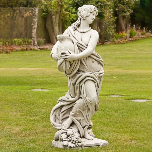 Roman Goddess Gladiator Stone Garden Statue