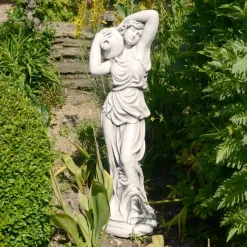 Roman Goddess with Urn 84cm Stone Resin Garden Statue