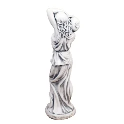 Roman Goddess with Urn 84cm Stone Resin Garden Statue
