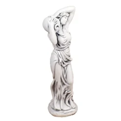 Roman Goddess with Urn 84cm Stone Resin Garden Statue