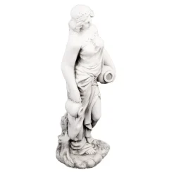 Roman Goddess with Urns 79cm Stone Resin Garden Statue