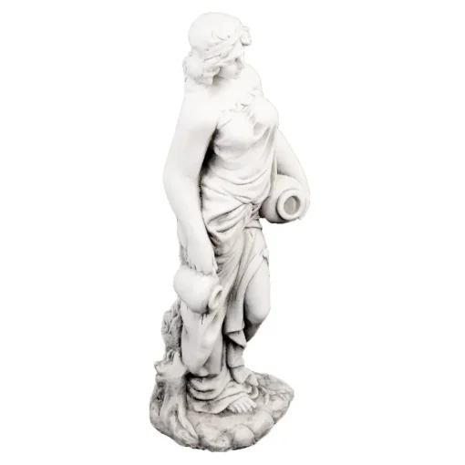 Roman Goddess with Urns 79cm Stone Resin Garden Statue