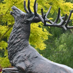 Royal Deer 213cm Bronze Metal Garden Statue