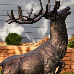Royal Deer 168cm Bronze Metal Garden Statue