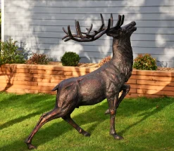 Royal Deer 168cm Bronze Metal Garden Statue