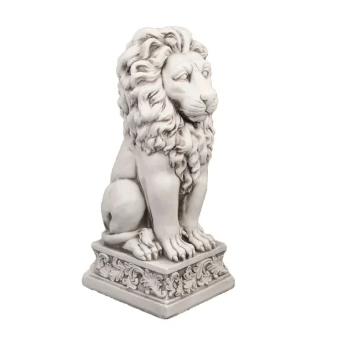 Royal Lion Antique Stone Garden Statue