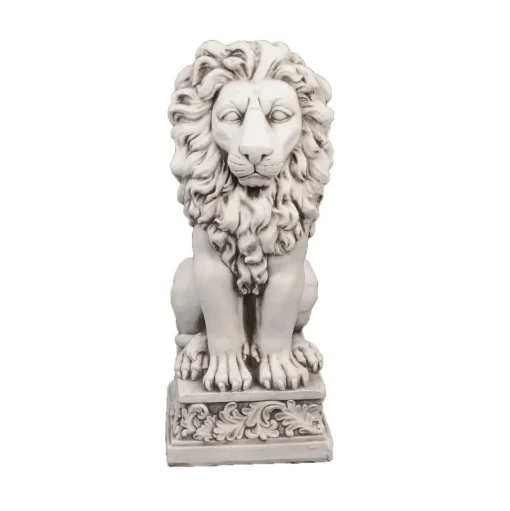 Royal Lion Antique Stone Garden Statue