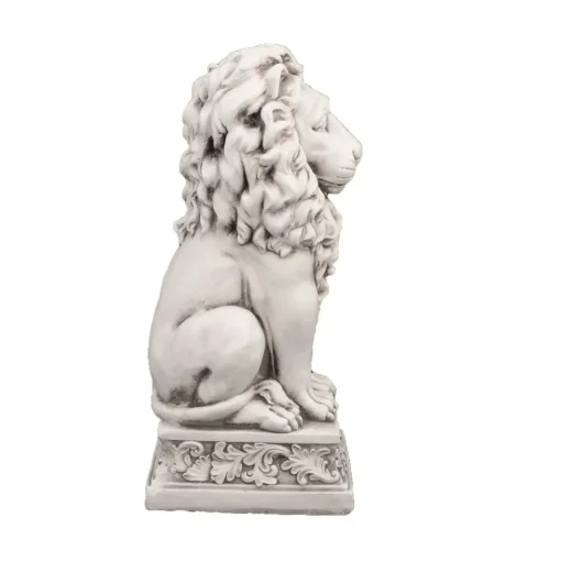 Royal Lion Antique Stone Garden Statue