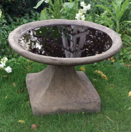 Rutland Modern Stone Garden Bird Bath