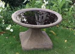 Rutland Modern Stone Garden Bird Bath