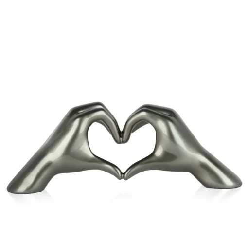Sacred Love 15cm Anthracite Resin Indoor Sculpture