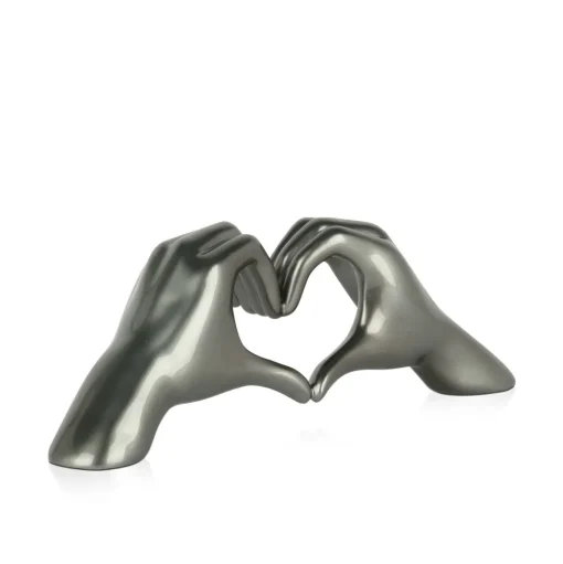 Sacred Love 15cm Anthracite Resin Indoor Sculpture