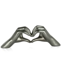 Sacred Love 15cm Anthracite Resin Indoor Sculpture