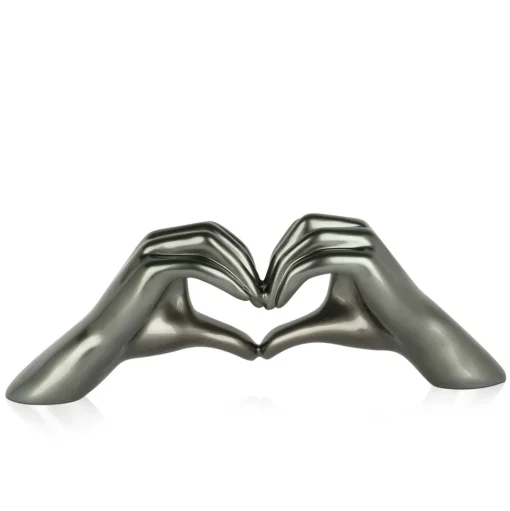 Sacred Love 15cm Anthracite Resin Indoor Sculpture
