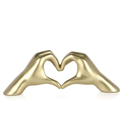 Sacred Love 15cm Gold Resin Indoor Sculpture