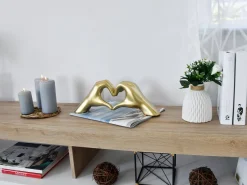 Sacred Love 15cm Gold Resin Indoor Sculpture