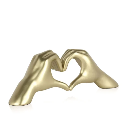 Sacred Love 15cm Gold Resin Indoor Sculpture