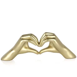 Sacred Love 15cm Gold Resin Indoor Sculpture