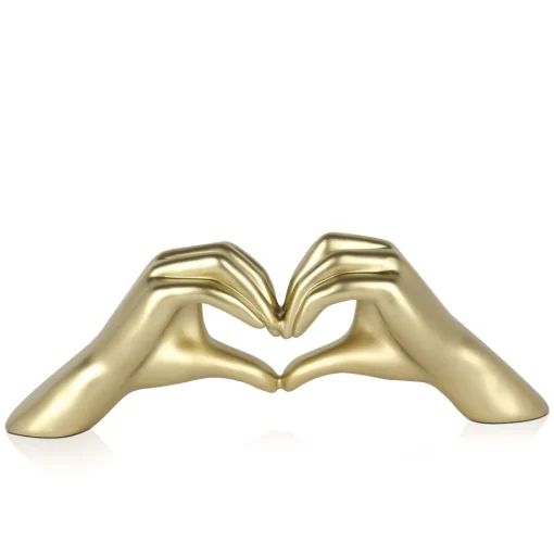 Sacred Love 15cm Gold Resin Indoor Sculpture