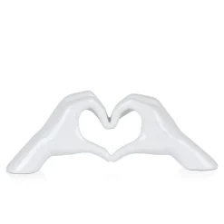 Sacred Love 15cm White Resin Indoor Sculpture